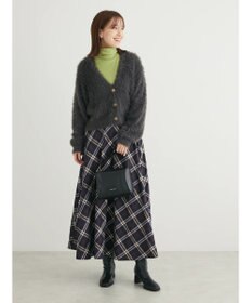 Green Parks ・Ｐｅｔｉｔ　Ｆｌｅｕｒ　シャギーニットカーディガン