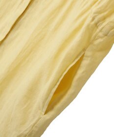 YECCA VECCA フレンチリネンドロストワンピース