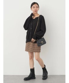 earth music&ecology ブークレーキーネックカーディガン