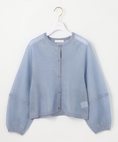 ANY SIS 【洗える】シアーランタンスリーブ カーディガン