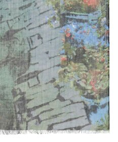 MOONBAT Hanato(ハナト) コットンシルクビッグストール／70×175cm