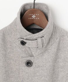 ハロッズ 日本製 アンゴラコート JAPAN FABRIC】アンゴラミックスカルゼ コート / JOSEPH ABBOUD