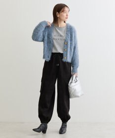 Green Parks ・Ｐｅｔｉｔ　Ｆｌｅｕｒ　シャギーニットカーディガン