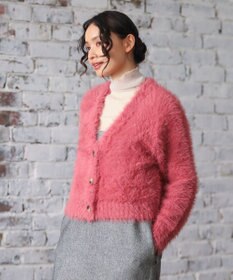 Green Parks ・Ｐｅｔｉｔ　Ｆｌｅｕｒ　シャギーニットカーディガン