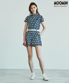 23区GOLF 【WOMEN】【MOOMIN COLLECTION】ムーミン 半袖 総柄プリント シャツ