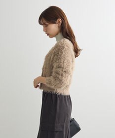 Green Parks ・Ｐｅｔｉｔ　Ｆｌｅｕｒ　シャギーニットカーディガン