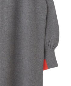 AMERICAN HOLIC バイパチバイカラーモックネックニットワンピース