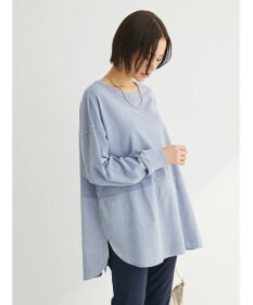 Green Parks ピグメントドッキングスリットデザインチュニック