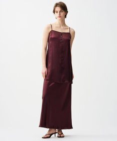 uncrave アセテートヴィンテージサテン キャミソールブラウス