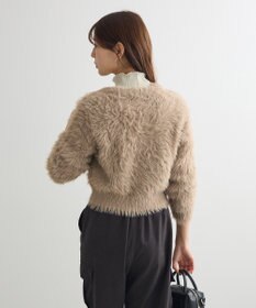 Green Parks ・Ｐｅｔｉｔ　Ｆｌｅｕｒ　シャギーニットカーディガン