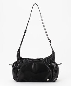 LA BAGAGERIE メタリックドロストポケット　ショルダーバッグ