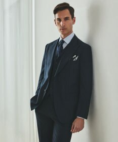 GOTAIRIKU シワになりにくい/通年素材【御幸毛織/みゆきけおり】Superio160 スーツ_ダークグリーン