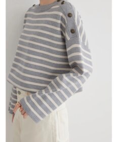 AMERICAN HOLIC バイパチショルダーボタンニットプルオーバー