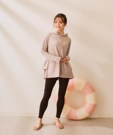 OP／FILA 【Ocean Pacific】バックフリルラッシュガード パーカー