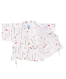 MIKI HOUSE HOT BISCUITS 【ミキハウス】【80-150cm】 金魚・とんぼ和柄の甚平スーツ