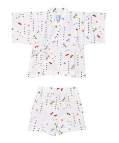 MIKI HOUSE HOT BISCUITS 【ミキハウス】【80-150cm】 金魚・とんぼ和柄の甚平スーツ