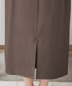 Tiaclasse 【洗える】アシメフリルVネックジャンパースカート