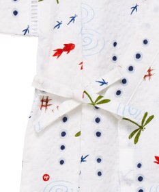 MIKI HOUSE HOT BISCUITS 【ミキハウス】【80-150cm】 金魚・とんぼ和柄の甚平スーツ