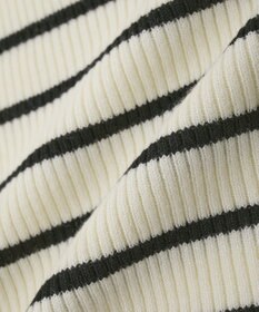 Green Parks 袖口金釦リブニットプルオーバー