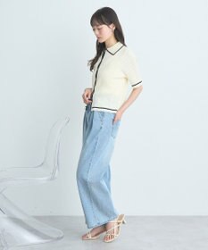 earth music&ecology リブニットカーディガン