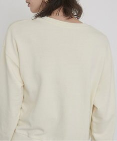 WEGO 【ANGIE VINTAGE】ピグメントカレッジロゴショートスウェット