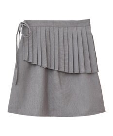 earth music&ecology ＳＥＴ２点プリーツラップスカート＋ミニスカート