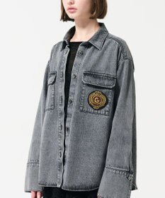 GRACE CONTINENTAL ザリ刺繍Gクラウンブローチ