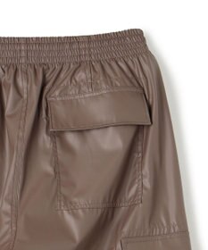 UNFILO MENS レザーライク カーゴパンツ [24年春夏商品]