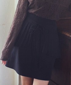 earth music&ecology ＳＥＴ２点プリーツラップスカート＋ミニスカート