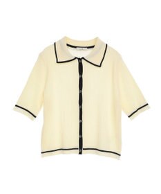 earth music&ecology リブニットカーディガン