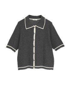 earth music&ecology リブニットカーディガン