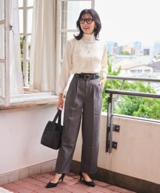 WEGO 【WEB限定/25年秋冬新作/洗濯OK/毛玉レス】タートルネックニット