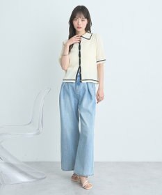 earth music&ecology リブニットカーディガン