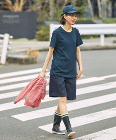 AIGLE MALOUINE マロウィン ダブルストライプ レインラバーブーツ