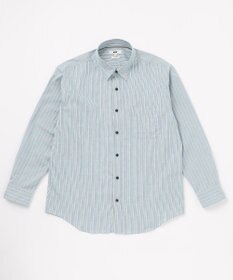 JOSEPH ABBOUD 【キングサイズ】JOE COTTONシャンブレーサテンストライプ シャツ