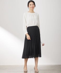 ANY SIS 【洗える】フロントタックノーブル ブラウス