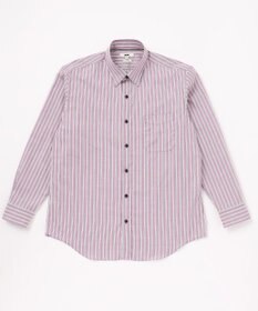 JOSEPH ABBOUD 【キングサイズ】JOE COTTONシャンブレーサテンストライプ シャツ