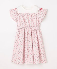 ANY KIDS 【洗濯機可能】オンオフショルダーワンピース