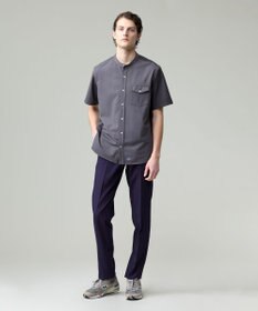 J.PRESS MEN 驚異的な機能性！【接触冷感 / UVカット / ストレッチ / 高通気性 / 防シワ】【MECHANICAL】ジャージーバンドカラー シャツ