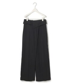 ICB L 【UVケア・接触冷感・速乾・防シワ・洗える】 FluidBackSatin デザインワイドパンツ