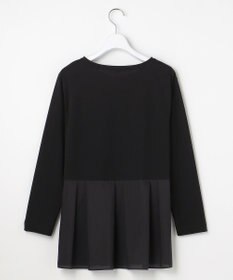 J.PRESS LADIES L 【WEB限定カラーあり】レイヤードジャージー フレア カットソー