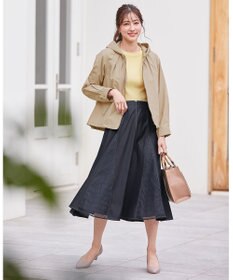 ANY SIS 【洗える】フレアディテール ニット