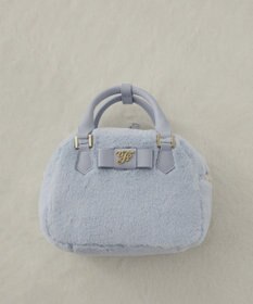 Maison de FLEUR 【限定カラーあり】フェイクファーラウンドバッグ