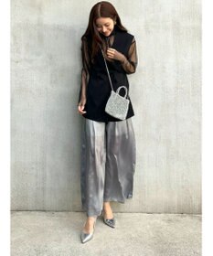 Green Parks AnriettMusee シアータックワイドパンツ