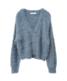 Green Parks ・Ｐｅｔｉｔ　Ｆｌｅｕｒ　シャギーニットカーディガン