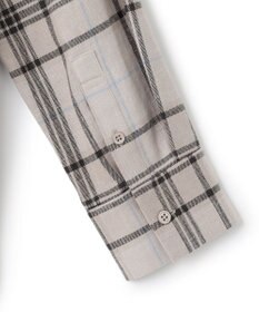 ICB 【洗える】コットンカポックチェック シャツ