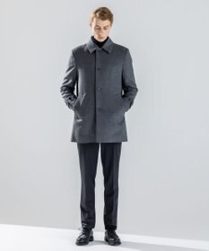 JOSEPH HOMME 【新素材】ライトウールシャギー　ステンカラーコート