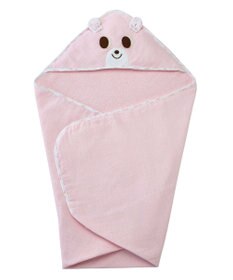 MIKI HOUSE HOT BISCUITS ベビーバスタオル＆スタイギフトセット【BOX付き】