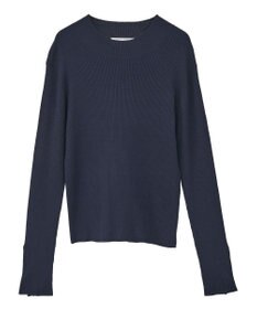 Green Parks 袖口金釦リブニットプルオーバー