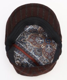 JOSEPH ABBOUD 【サイズ調整可】ワイドチョークストライプハンチング